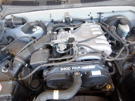 2002 Toyota Tacoma SR5 Silver Crew Cab 3.4L AT 2WD #Z24710
